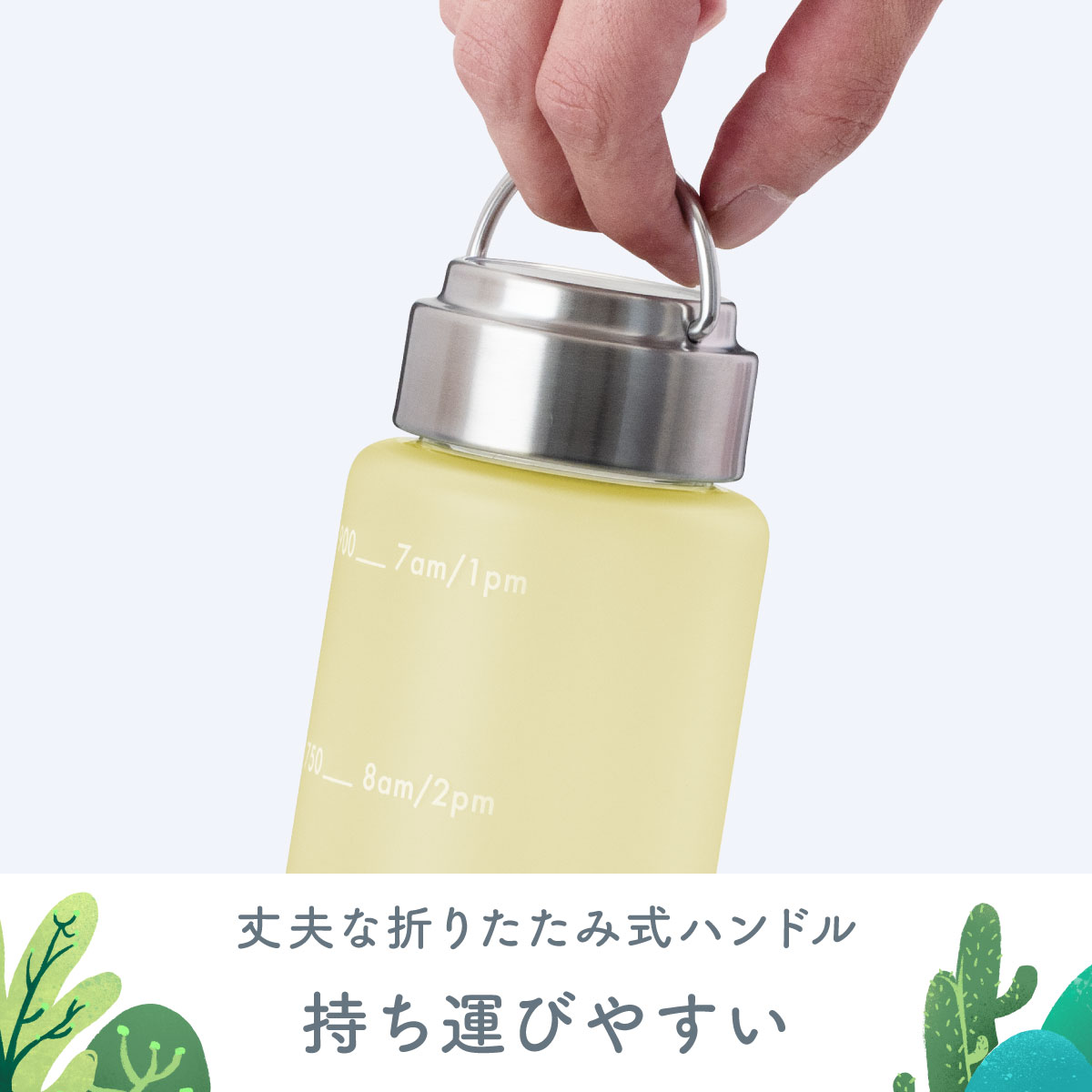 ウォーターボトル 1000mL グラデーション シトラス image03